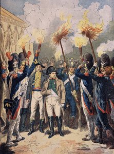 Napóleon és hadserege 1805 decemberében, Austerlitz előestéjén. alkotó: Unknown artist