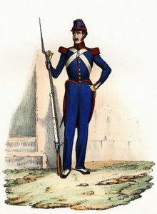 Algír nemzeti gárdája vagy afrikai milíciája, amelyet 1830-ban hozott létre Clausel tábornok az afrikai francia hadseregből, hogy biztosítsák a város rendjét. In „” Storia d