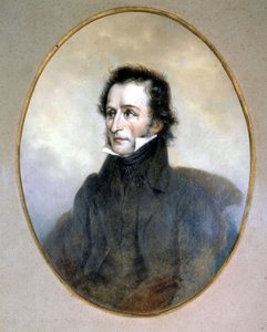 Niccolo Paganini (1782-1840). Vízfestmény. Scala Múzeum, Milánó. alkotó: Unknown artist