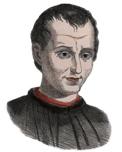 Niccolo di Bernardo dei Machiavelli (1469-1527) olasz történész, politikus, diplomata, filozófus, humanista és író a reneszánsz idején – Niccolo di Bernardo dei Machiavelli (Nicolas Machiavel) portréja alkotó: Unknown artist
