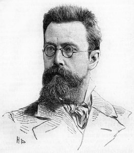 Nicholas (Nikolaj) Rimsky Kroskov (Rimszkij-Kroszkov) (1844-1906), orosz zeneszerző. Eljegyzés 189-től. alkotó: Unknown artist