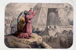 Noé bárkája – Noé bárkájának kijárata – Biblia alkotó: Unknown artist