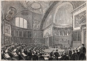 A szenátus ülésének megnyitása és Charles Cousin Montauban tábornok (1796-1878), de la Gueronniere et de Forcade vikomt felvétele, december 2. alkotó: Unknown artist