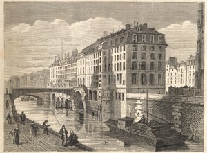 Párizsi bontások: Hotel Dieu alkotó: Unknown artist