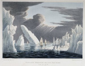 Áthaladás a jéghegyeken, június 16 alkotó: Unknown artist