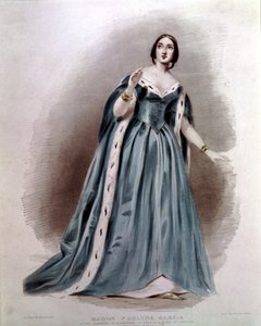 Pauline Viardot – Garcìa (1821-1910), francia énekes. Desdemona szerepében. Gioacchino Rossini Otellója. alkotó: Unknown artist