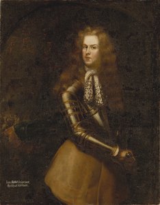 Philippe Christophe Comte de Kœnigsmark, a hannoveri udvar lovassági tisztje – Philipp Christoph von Koenigsmarck gróf portréja (1665-1694), névtelen. Olajfestmény. Mérete: 150,5x121 cm. Nemzeti Múzeum Stockholm alkotó: Unknown artist