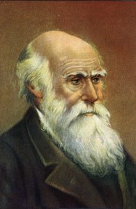 Charles Darwin (1809 - 1882) angol természettudós fényképes portréja. alkotó: Unknown Artist