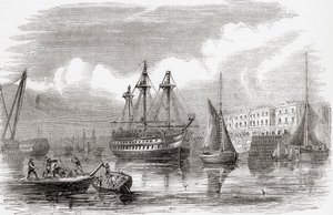 Plymouth, Anglia (metszet) alkotó: Unknown artist