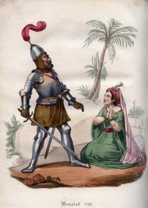 Benedek pápa (1012-1024) 1016-ban legyőzi a szaracénokat. alkotó: Unknown artist