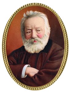 Victor Hugo francia író portréja – Victor Hugo francia író portréja (1802-1885) – A 19. század végének kromolitográfiája. alkotó: Unknown artist