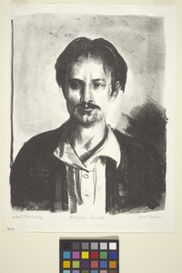 John Carroll portréja (tinta) alkotó: Unknown artist