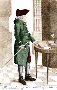 Adam Smith (1723-1790), skót filozófus és közgazdász portréja. alkotó: Unknown artist