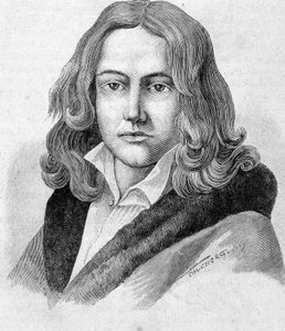 Adelbert von Chamisso francia nemzetiségű német költő és botanikus (1781-1838) portréja – a „Les Contemporains” című könyvben, n.d. század vége. alkotó: Unknown artist