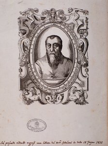 Adrian Willaert portréja (fametszet) alkotó: Unknown artist