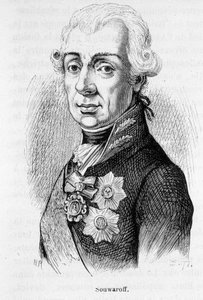 Alexander Souwaroff (Szuvaroff vagy Szuvarov vagy Alekszandr Szuvorov) (1729-1800), orosz marechal (1729-1800) portréja alkotó: Unknown artist