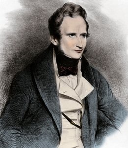 Alfred de Vigny portréja - Alfred de Vigny költő (1797-1863) portréja - alkotó: Unknown artist