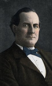 William Jennings Bryan (1860-1925) amerikai politikus portréja 20. század eleji kromolitográfia alkotó: Unknown Artist