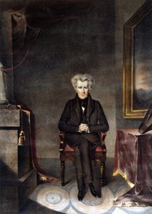 Andrew Jackson (1767-1845) amerikai államférfi portréja. alkotó: Unknown artist