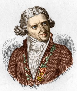 Antoine Augustin Parmentier (1737-1813), francia katonai gyógyszerész és agronómus portréja. Metszet 1845-ből. alkotó: Unknown artist