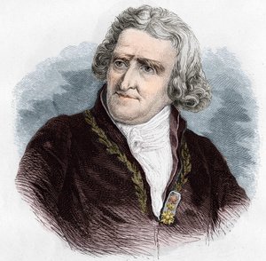 Antoine Augustin Parmentier (1737-1813), francia katonai gyógyszerész és agronómus portréja. Metszet 1866-ból. alkotó: Unknown artist