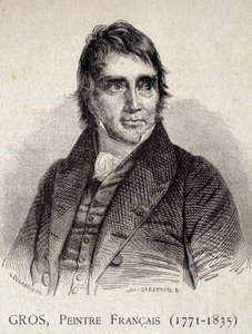 Antoine Jean Gros francia festő (1771-1835) portréja – a „Les Contemporains”-ban, 19. század vége (metszet) alkotó: Unknown artist