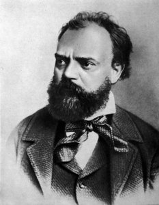 Anton (Antonin) Dvorak (1841-1904), cseh zeneszerző portréja. alkotó: Unknown artist
