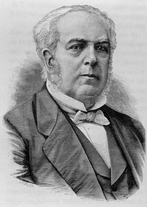 Auguste Casimir-Périer (1811 - 1876) portréja. század végi metszet a „Histoire de France”-ban, H. Martin. alkotó: Unknown artist