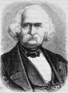 Auguste Perdonnet építőmérnök portréja. század végi metszet a „Histoire de France”-ban, H. Martin. alkotó: Unknown artist