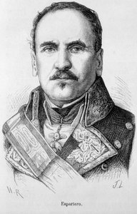 Baldomero Espartero, a győzelem hercege, tábornok és spanyol államférfi portréja (1793-1879) alkotó: Unknown artist