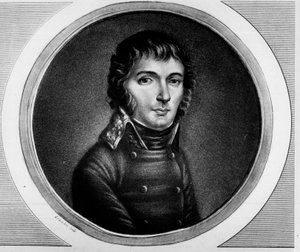 Barthelemy Jobert (1769-1799), az olasz hadsereg tábornokának portréja. Metszet a „” A francia forradalom történelmi festményeinek teljes gyűjteménye, három kötetben.””” 1804. alkotó: Unknown artist