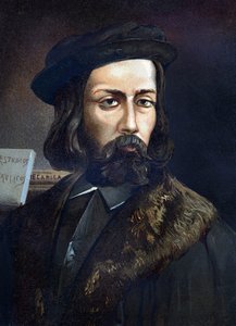 Blasco de Garay, a 16. századi spanyol mérnök portréja. Louis Figuier „Tudomány és emberei” című Barcelona 1881-ből alkotó: Unknown artist