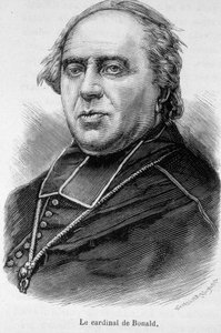 Bonald bíboros portréja alkotó: Unknown artist