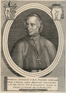 Francesco (Francois Franciscus) Bertazzoli (1754-1830) bíboros portréja alkotó: Unknown artist