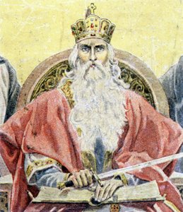Nagy Károly portréja - metszet alkotó: Unknown artist