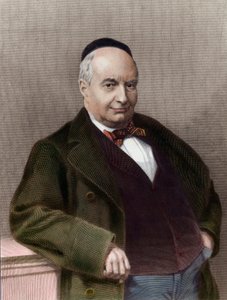 Charles Auguste Sainte Beuve (1804-1869) francia író portréja. századi metszet. Magángyűjtemény. alkotó: Unknown artist