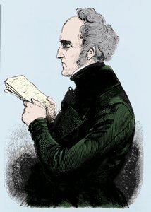 Charles Fourier (1772-1837) francia szocialista teoretikus portréja. századi metszet. alkotó: Unknown artist