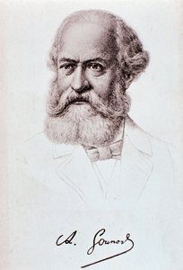 Charles Gounod (1818-1893) angol zeneszerző portréja Rajz. 19. század. Milánó, Conservatorio biblioteca alkotó: Unknown artist