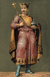 II. Kopasz Károly (823 - 877), francia király portréja. alkotó: Unknown artist