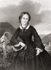 Charlotte Bronte (1816-1855) költő és regényíró portréja. alkotó: Unknown artist