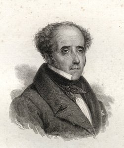 Chateaubriand portréja, 19. századi metszet alkotó: Unknown artist