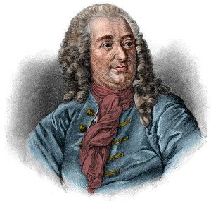 Christian von Wolff vagy Christian von Wolf német jogtudós, matematikus és filozófus (1679-1754) portréja. Metszés. alkotó: Unknown artist