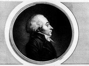 Claude Roberjot (1752-1799), Saone-et-Loire helyettesének portréja a Nemzeti Kongresszuson. Metszet „” A francia forradalom történelmi festményeinek teljes gyűjteménye, három kötetben.””” 1804. alkotó: Unknown artist