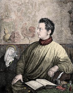 Clemens Brentano (1778-1842) német író és költő portréja - Clemens Maria Brentano portréja alkotó: Unknown artist