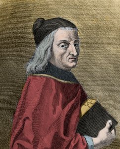 Cristoforo Landino (1424-1498) olasz humanista portréja alkotó: Unknown artist