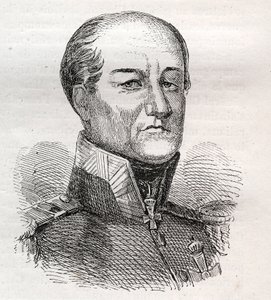 David Hendrik portréja, báró Chasse 1765-1849 - metszet alkotó: Unknown artist