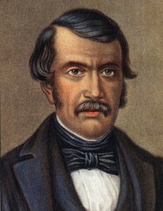 David Livingstone skót misszionárius és Afrika-kutató portréja. alkotó: Unknown Artist