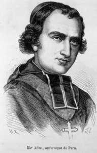 Denys Auguste Affre (1793-1848), Párizs archaikus portréja. alkotó: Unknown artist