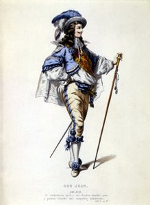 Don Juan portréja lábon, sd. 19. század alkotó: Unknown artist