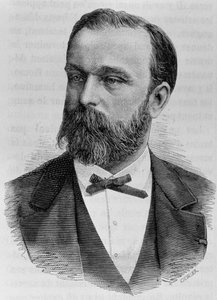 Drouardel portréja. A 19. század végi metszet a „Histoire de France”-ban, H. Martintól. alkotó: Unknown artist